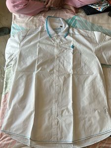 Combo of 2 Men's White Casual Shirt