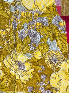Women floral printed yellow top