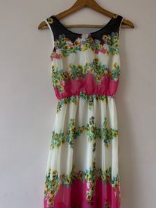 Floral Print Maxi Dress