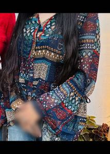 Boho Chic Printed Top