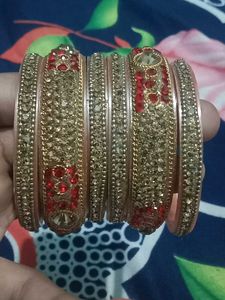 Womens Prity Stone Bangles