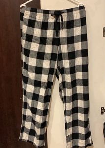 checked sweat pants