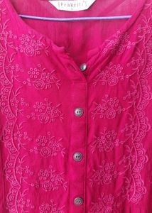 Maroon Kurta