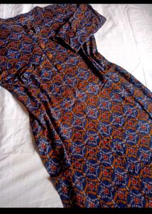 Jaipuri Cotton Kurti Pant Set