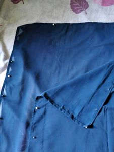 Elegant Navy Blue Malaysian hijab