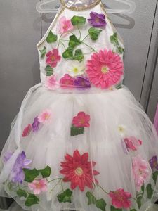 Floral Tulle Dress