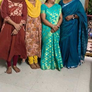 Cotton kurti with dupatta