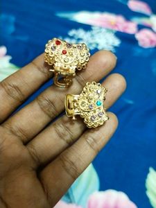 Golden Hair Clips Combo