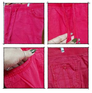 Bright Pink Cargo Shorts XL for girls/women