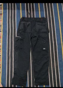 RIDING Men's Black Cargo Pants