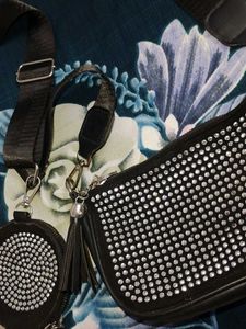 diamond sling bag