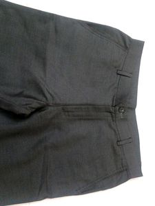 Men's Gray Straight Leg Trousers