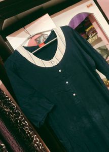 Stylish Navy Blue Casual Kurti