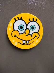 Hand-Painted Spongebob Magnet &amp; Trinket combo