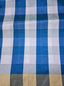 NEW Kanchi Semisilk Beautiful Blue Saree
