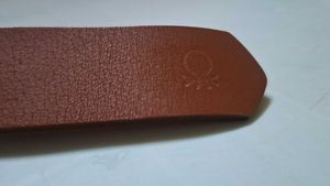 Benetton Leather Belt Brown