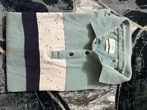 light sea green Casual T-shirt