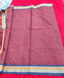 Elegant Maroon Saree With Ethnic Border design ✨✨