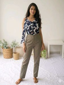 ❤️Size XL Geometrical Top And Trouser Set❤️
