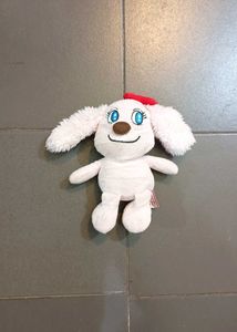 Cute White Dog Plush Toy