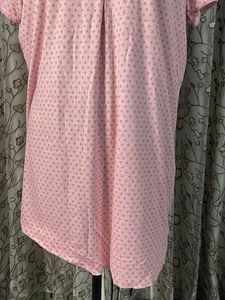 Cute Pink Polka Dot Nightgown