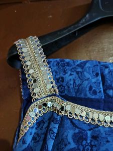 Stunning Blue Tiered Sharara Set