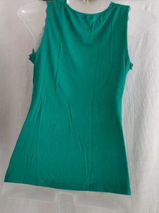 tezenis Green Lace Trim Cami Top