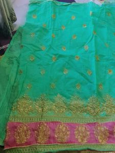 Teal &amp; Pink Unstitched Suit