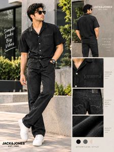 JACK & JONES Men's Black Denim Jeans