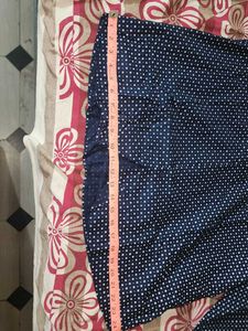 Men's Navy Blue Polka Dot Shirt