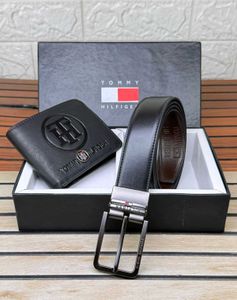 Tommy Hilfiger Belt and Wallet Set