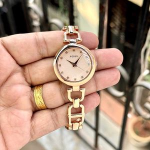 Fossil Rose Gold Watch Women New Stock