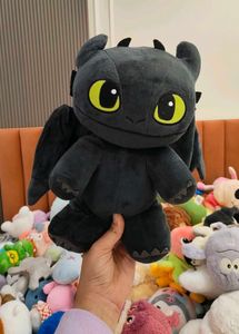 Toothless Plushy- How To Train Your Dragon