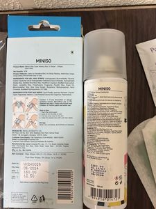 Miniso Wax Strips &amp; Dry Shampoo