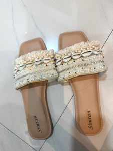 Embellished Goa Flat Sandals