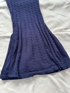 Navy Cable Knit Dress