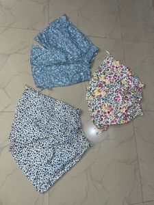 never used Bundle of 3 Floral &amp; Print Shorts