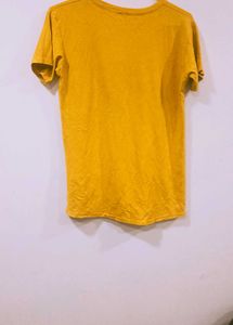 Mustard Yellow Graphic T-Shirt