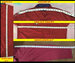 HERE&amp;NOW Men Red &amp; White Regular Fit Printed Shirt