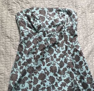 Strapless GAP Floral Mini Dress