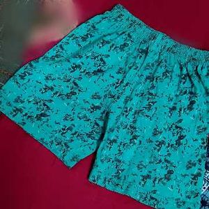 Boy's Printed Blue Shorts