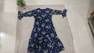 Floral Print Wrap Dress one piece
