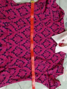 Pink Patterned Dress