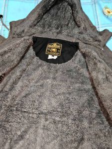 Cozy Grey Hooded Parka Jacket men women