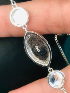 Beautiful Eyes👁️ Bracelet 925 Silver (wt6.640g)