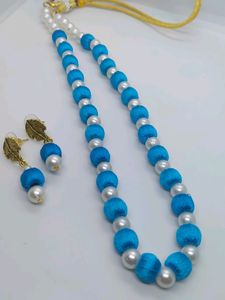 Silk Thread Necklace Set 🥰