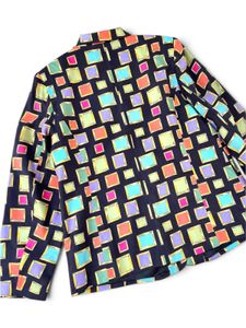 Vintage Abstract print blazer