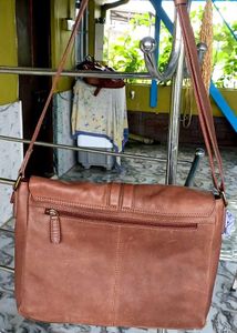 Brown Leather Crossbody Bag