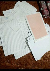 Assorted Lined & Blank Papers