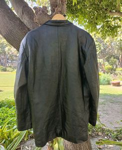 OVERSIZED LEATHER BLAZER (UNISEX)